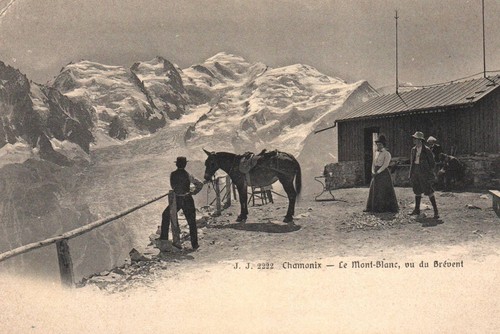 Cpa chamonix - 74, (hte