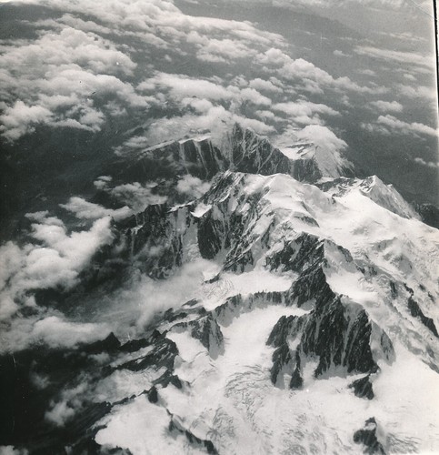 Mont blanc 1960 vue - mont, c.
