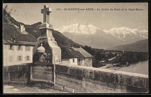 Cpa saint martin sur - saint-martin-sur-arve,, la