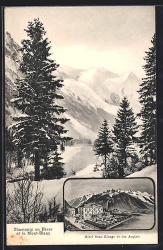 Cpa chamonix hotel beau - hotel,