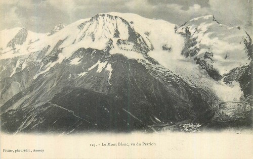 Mont blanc du - mont-blanc, vu