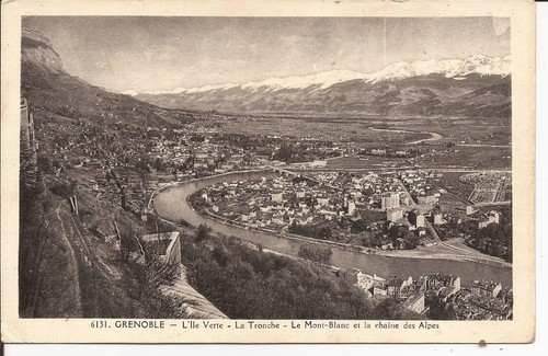 Cpa grenoble isola verde - 38, l'isola