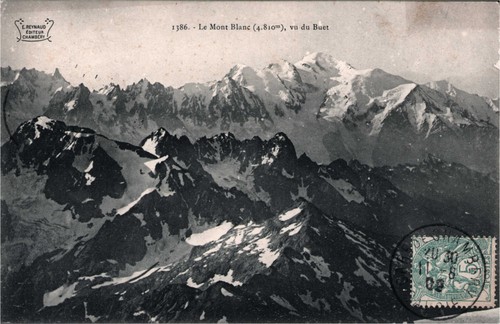 Cpa mont bianco - cpa,