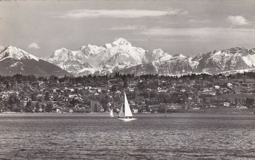 Cpsm mont blanc vue de - cpsm,