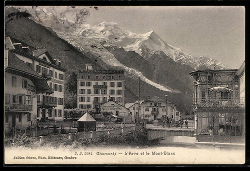 Cpa chamonix arve - cpa, ́arve