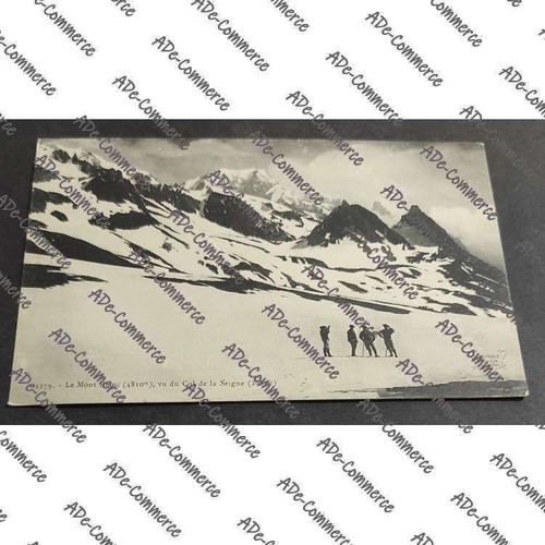 Cartolina mont blanc vu - le,