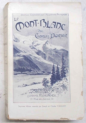 Durier mont blanc 1923 - blanc.,