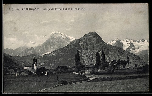 Courmayeur village verrand - courmayeur,, de