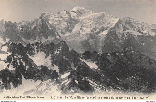 Mont blanc vue prise - blanc, du