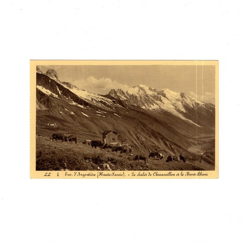 Cartolina argentiere le - argentiere,