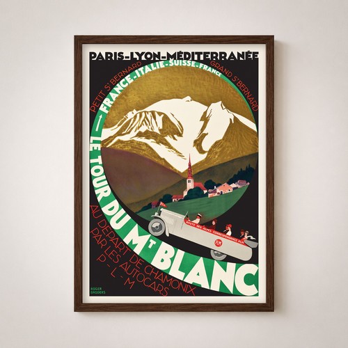 Stampa poster viaggio - stampa, vintage