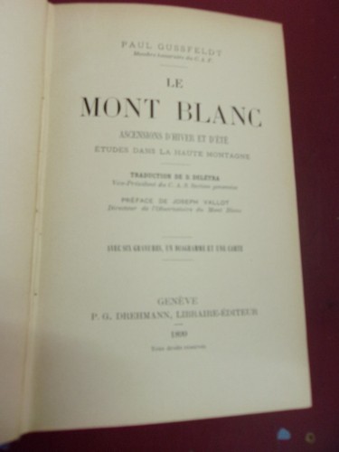 Gussfeldt mont blanc - gussfeldt, mont-blanc