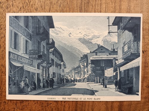 Chamonix rue nationale le - rue, et